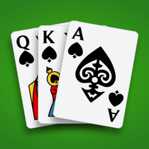 Player holding Spades cards, planning a strategy to win the Spades card game